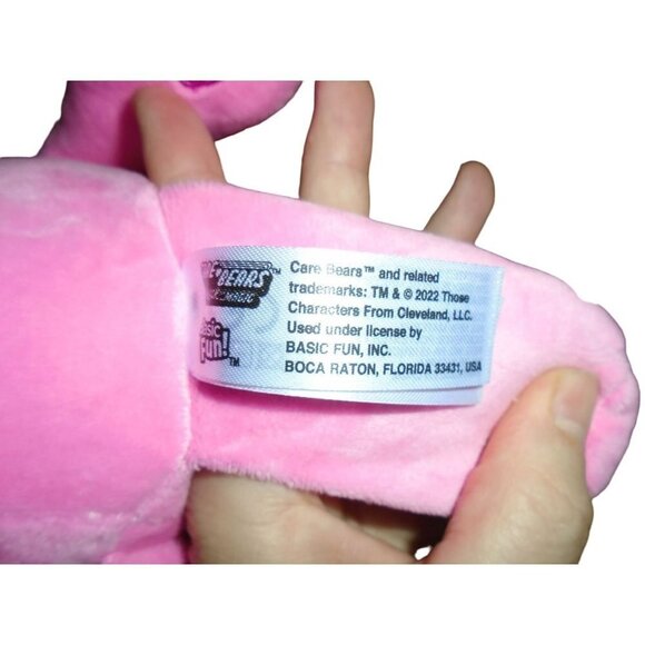 Care Bears Plush Toy "Cheer Bear" More To Cheer Bear Pink and Multicolor - 12 in - Picture 7 of 7